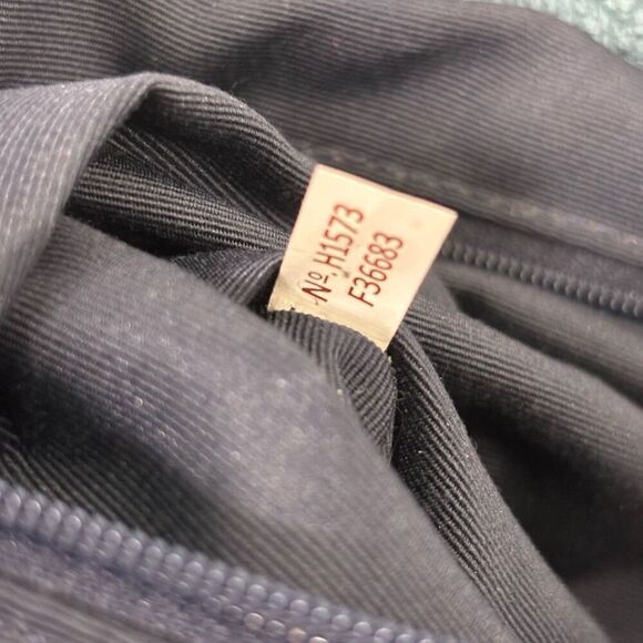 Coach Blue Metallic Leather Mickie Large Backpack - Picture 8 of 11